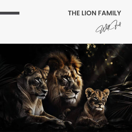 The Lion Family – Glass