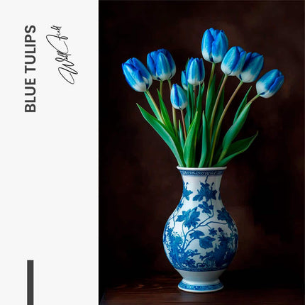 Blue Tulips – Glass