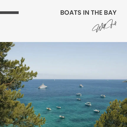 "Bateaux dans la baie"