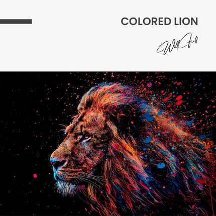 Colored Lion – Glass