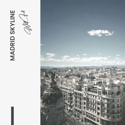Madrid Skyline – Glas