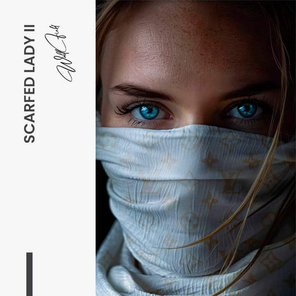 Scarfed Lady II – Glass