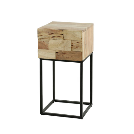 Nightstand XS mill  Solid Sandblasted Acacia