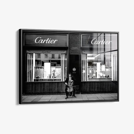 Cello Player – Glass