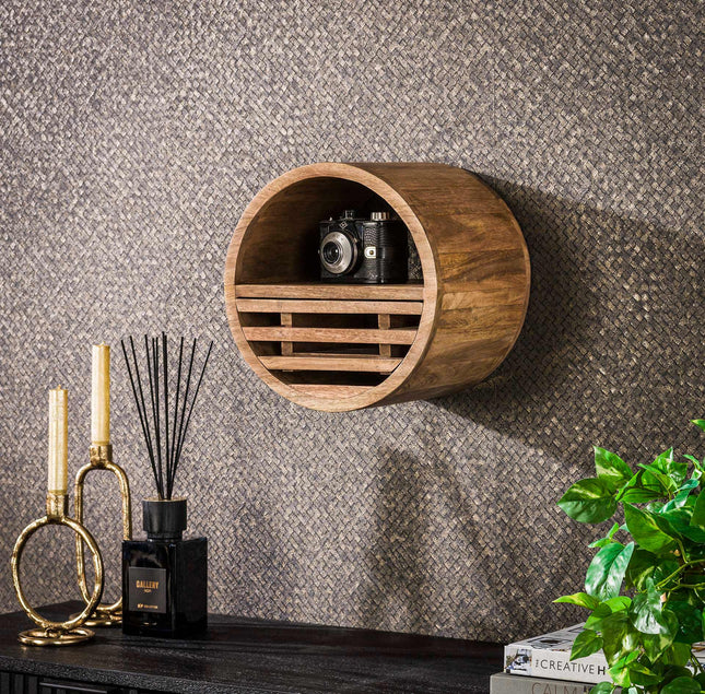 Wall Cabinet 1L tweak Ø30 / Solid Mango (Sand Color)