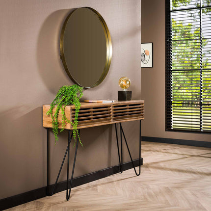 Vanity Table 2L tweak  Solid Mango (Sand Color)