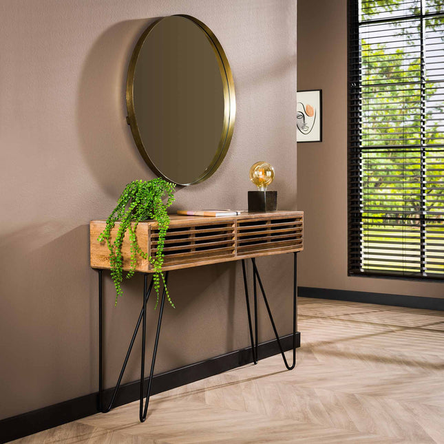 Vanity Table 2L tweak  Solid Mango (Sand Color)