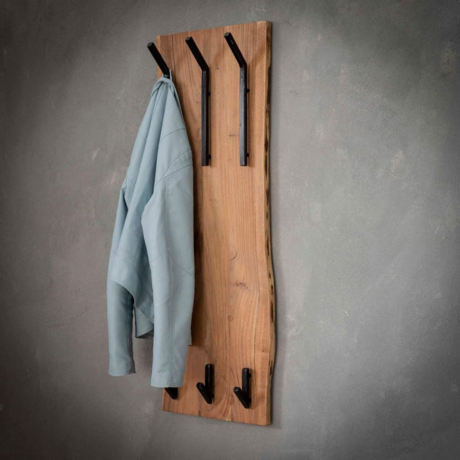 Double Coat Rack Kapstok Short Wood (2x3 haken)