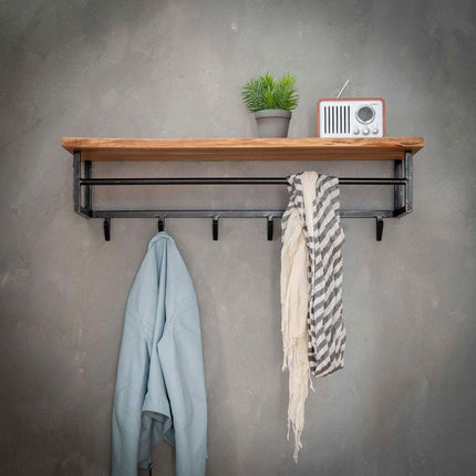 Coat Rack Wooden hooks (6 haken)