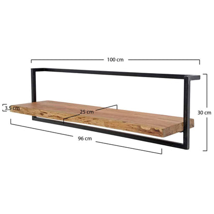 Wall Shelf Rivé 100cm