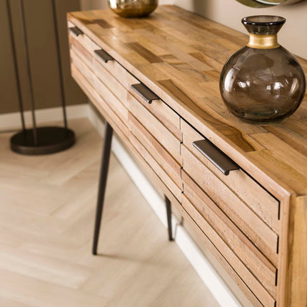 High Table 4L Teca strip  Weathered Teak