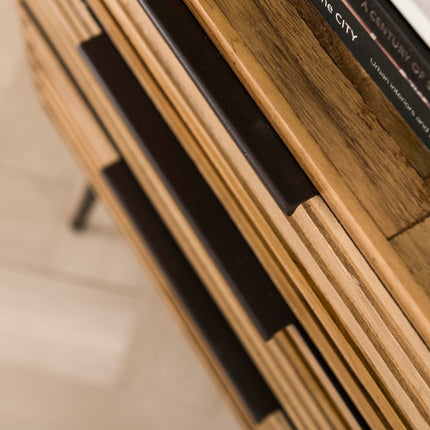 Chest of Drawers 3L Teca strip / Weathered Teak