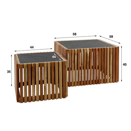 Coffee Table Tropicana set2
