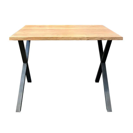 Bar Table 140 Kruispoot / Solid Natural Acacia