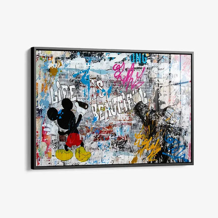 Mickey the Artist – Glass