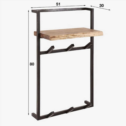 Coat Rack Wooden air (6 haken)