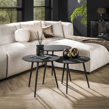 Coffee Table Luminous rond set3
