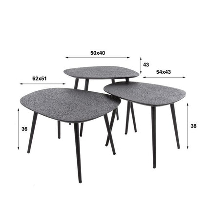 Coffee Table Luminous set3