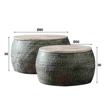 Coffee Table Set Tubo set2