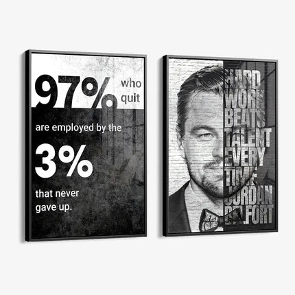 Bundle: Work Hard (2x) – Glass