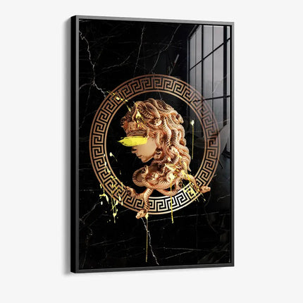 Golden Medusa – Glass