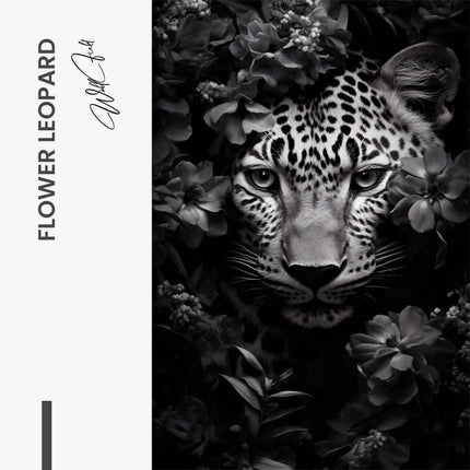 Flower Leopard – Glass