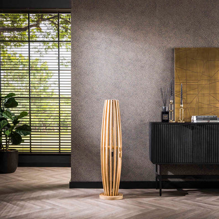 Floor Lamp 2L orbit / Solid Natural Mango