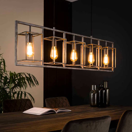 Pendant Lamp 5L Angular