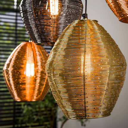 Pendant Lamp 5L web mix / Matt Nickel mix color