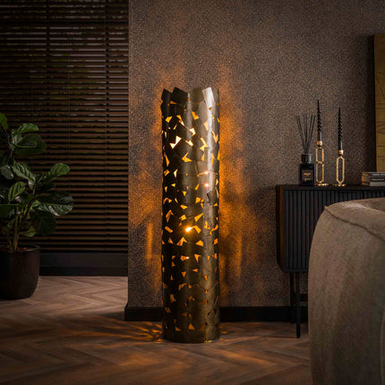 Floor Lamp patch cylinder / Antique Bronze