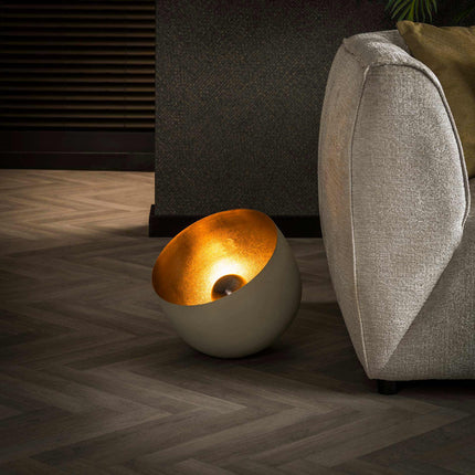Table Lamp Ø36 basket L / Natural Grey