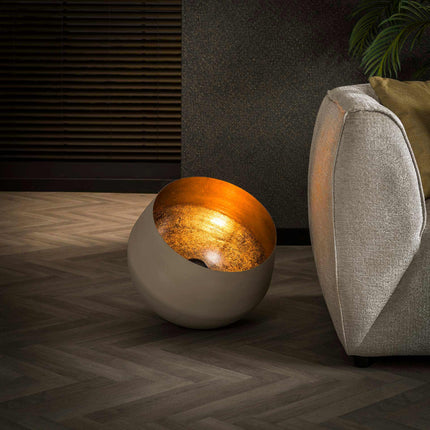 Table Lamp Ø50 basket XL / Natural Grey