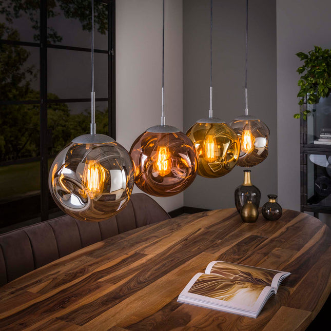 Pendant Lamp 4L stellar  Antique Silver
