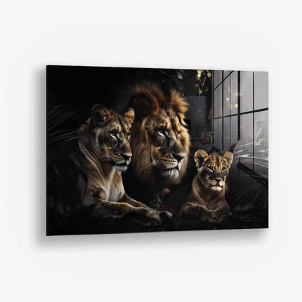 The Lion Family – Glass