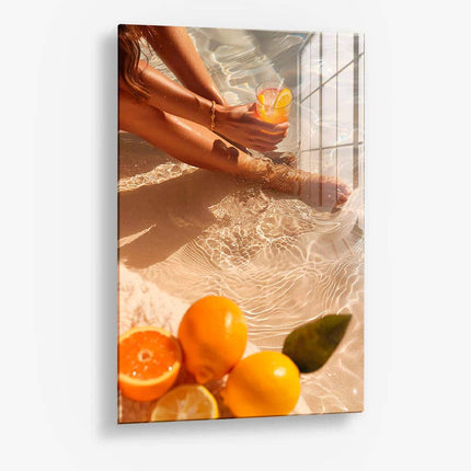 Fruits at the beach – Glass