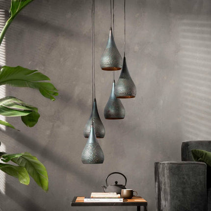 Pendant Lamp 5L Punch stepped