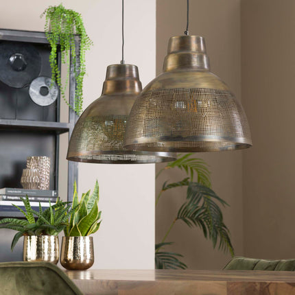 Pendant Lamp 2xØ38 screen / Antique Bronze