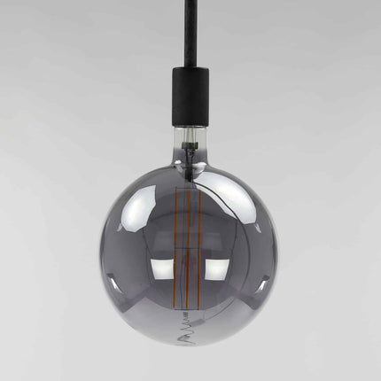 LED [G200] filament bulb Ø20,0 – E27 8W dimmable / Smoke Grey Glass