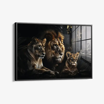 The Lion Family – Glass