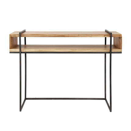 Vanity Table open vak edge  Solid Natural Acacia