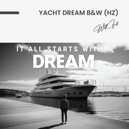 Yacht Dream B&W (HZ) – Glass