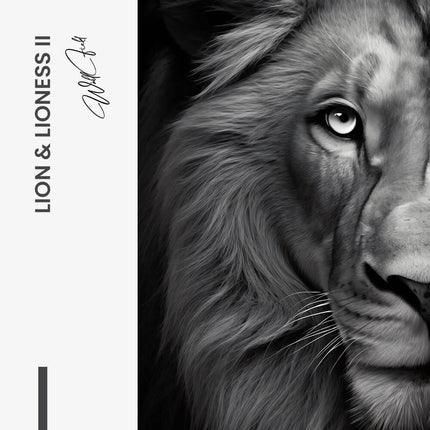 Bundle: "Lion & Lioness II" (2x) – Glass
