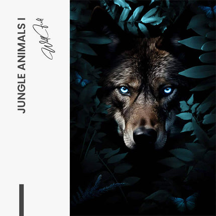Bundle: "Jungle Animals II" (3x) – Glass