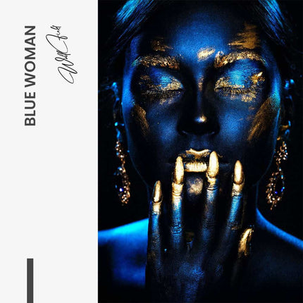 Blue Woman – Glass