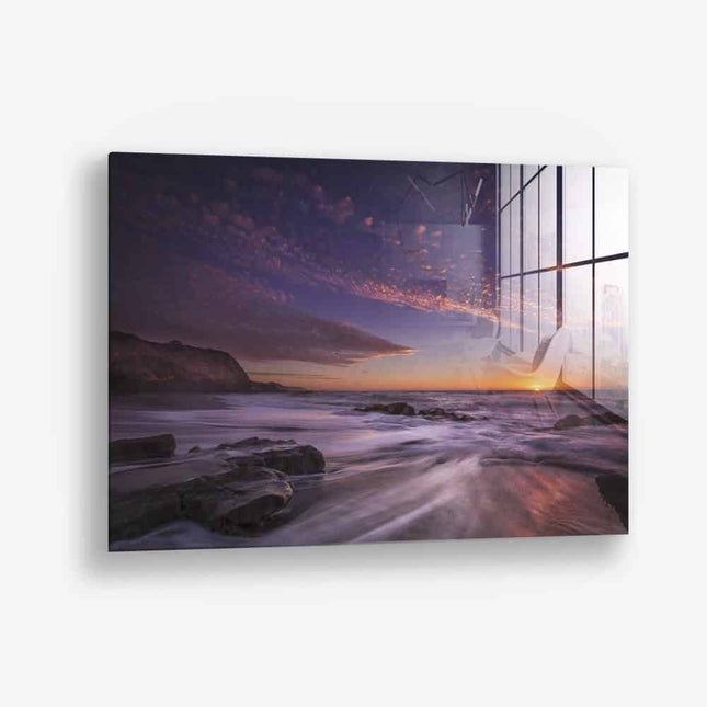Purple Sunset – Glass