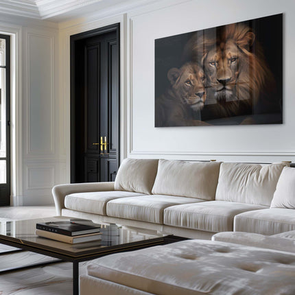 Lion Couple HZ – Glass