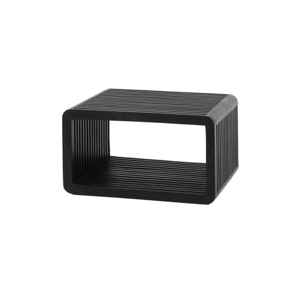 Nightstand XS hangend rib / Black Teak