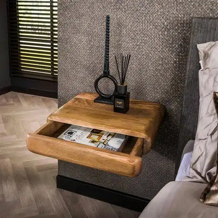 Nightstand sleek / Solid Mango (Sand Color)