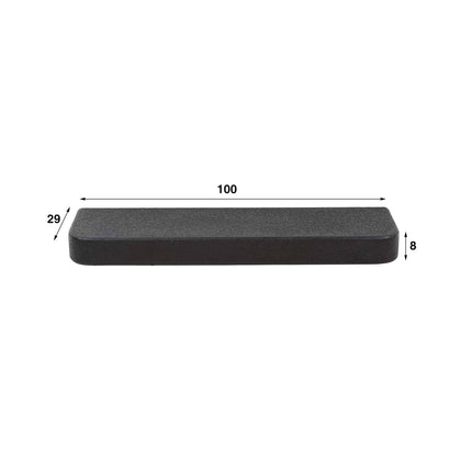 Wall Shelf 100cm metallic / Gray