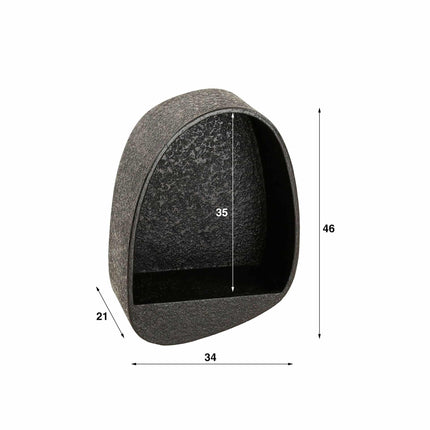 Wall Cabinet metallic druppel / Gray